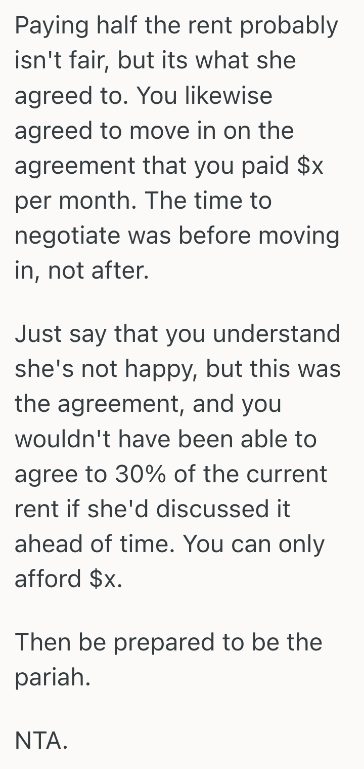 Screenshot 2025 05 20 at 12.57.42 PM Disgruntled Roommates Tried To Change The Rent Agreement After Moving In, But One Renter Refused To Pay More Than Her Original Share